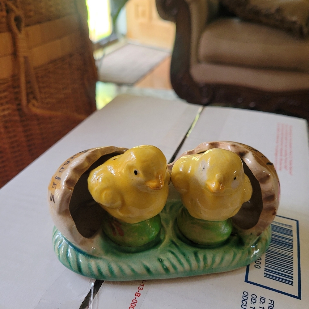 Vintage salt and pepper shakers
